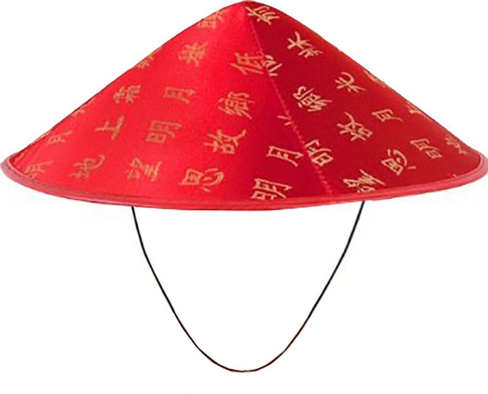 3779 Conical Chinese Rice Farmer Hat - Bamboo Costume Hat for the Party